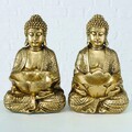Decoratiune Buddha Jarven V2, Boltze, 20x17x30 cm polirasina