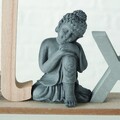 Decoratiune Buddha Letter Relax V2, Boltze, 38x5x16 cm, MDF