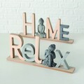 Decoratiune Buddha Letter Relax V2, Boltze, 38x5x16 cm, MDF