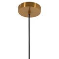 Pendul, Misha, H. 30 - 120 cm, D. 13 cm, E27, 40W, metal/sticla, auriu/chihlimbar