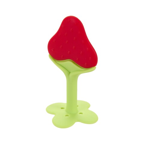 Jucarie pentru dentitie Strawberry, U-grow, silicon