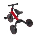 Tricicleta 2 in 1, U-grow, 74x52x41 cm, otel, rosu