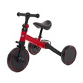 Tricicleta 2 in 1, U-grow, 74x52x41 cm, otel, rosu