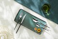 Set tacamuri 16 piese, Amefa, Soprano, inox, negru/argintiu