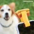 Pefie InnovaGoods kisállat szelfi klipsz, szilikon, narancssárga