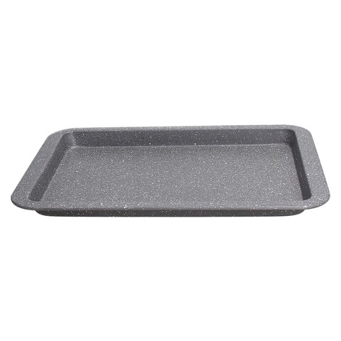 Tava pentru copt, Bakery, 38 x 27 cm, aluminiu, gri