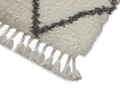 Covor, Samira 04 White, 160 x 230 cm, 100% poliester, alb/gri