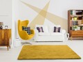 Covor, Alpaca Liso Mustard, 80 x 150 cm, 100% poliester, mustar