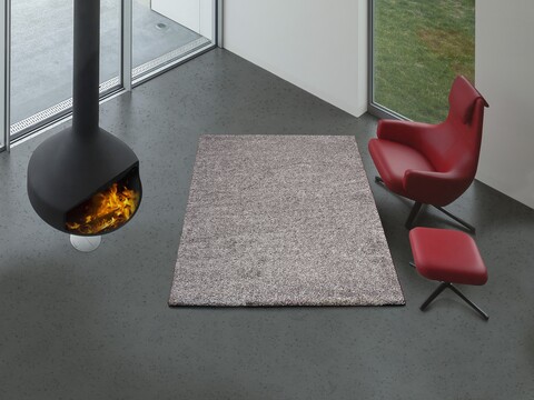 Covor, Catay Grey, 57 x 110 cm, 100% polipropilena, gri