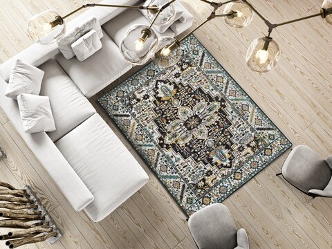 Covor, Karia 2 Multi, 160 x 230 cm, 100% polipropilena, multicolor