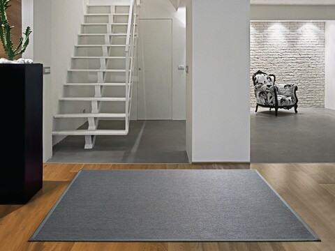 Covor pentru interior - exterior, Prime Grey, 140 x 200 cm, 100% PVC, gri