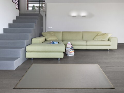 Covor pentru interior - exterior, Tecno, 100 x 150 cm, 100% PVC, bej