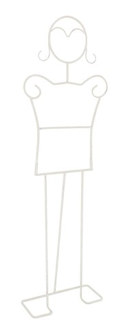 Valet Woman Ruhatartó, Bizzotto, 41x18x141 cm, acél
