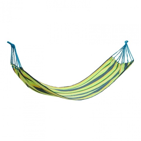 Hamac Stripes, Heinner, 200x80 cm, bumbac/poliester, verde