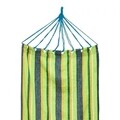 Hamac Stripes, Heinner, 200x80 cm, bumbac/poliester, verde