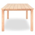 Masa dreptunghiulara, Salsa, L.220 l.100 H.76 cm, lemn teak, natur