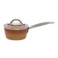 Cratita cu capac Ceramica Do Brazil, Cooking by Heinner, 1.2 L, 16x7.5 cm, aluminiu