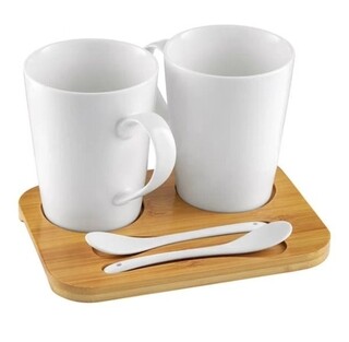 20x14.5x12.5 cm, Alb, Set 5 piese