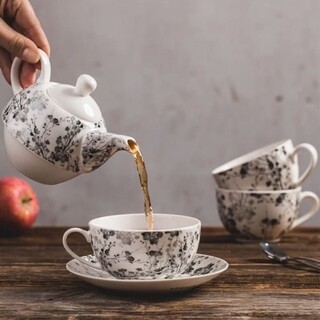 Negru, Set cafea 12 piese