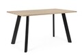 Masa Giant Light Top, Bizzotto, 140 x 80 x 75 cm, otel/MDF