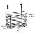 Suport depozitare pentru dulap, Wenko, Large Black, 24 x 24.5 x 15 cm, metal/plastic, negru