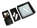 Set 4 cosuri pentru depozitare, Wenko, Adria, 28 x 10 x 28 cm, polipropilena, negru