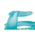 Piscina gonflabila pentru copii Whale, 200 L, 201x196x91 cm, polivinil, multicolor