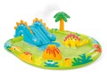 Piscina gonflabila pentru copii Dino Play Intex, 143 L, 191x152x58  cm, polivinil, multicolor