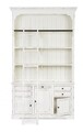 Biblioteca cu scara Jefferson, Bizzotto, 143.5x40.6x233.7 cm, lemn de mango/MDF, alb