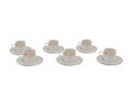 Set de cafea Kutahya Porselen, RU12KT4307044, 12 piese, portelan