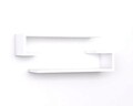 Raft de perete 2 piese Eldo, Asse Home, 60x19.6x15 cm, alb