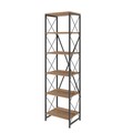 Biblioteca Suadiye, Kalune Design, 50x35x180 cm, natural/negru