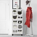 Pantofar Filinta Cats, Vella, 50x38x127 cm, alb/negru