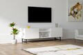 Comoda TV Tugi, Puqa Design, 150x36.8x50 cm, alb