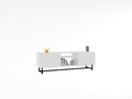 Comoda TV Tugi, Puqa Design, 150x36.8x50 cm, alb