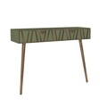 Consola Forest, Tera Home, 120x35x89 cm, maro/verde inchis