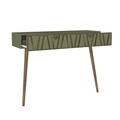 Consola Forest, Tera Home, 120x35x89 cm, maro/verde inchis