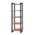 Biblioteca Cosmo Penta, Sapphire, 60x35x180 cm, natural/negru