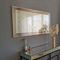 Oglinda decorativa A330Y, Neostill, 130x62 cm, argintiu