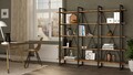 Biblioteca ML4, Locelso, 219.6x34x180 cm, maro