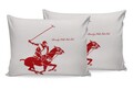Set 2 fete de perna, 50x80 cm, 100% bumbac ranforce, Beverly Hills Polo Club, BHPC 004, rosu