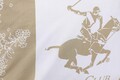 Set 2 fete de perna, 60x60 cm, 100% bumbac ranforce, Beverly Hills Polo Club, BHPC 013, crem