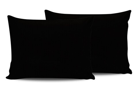 Set 2 fete de perna, 50x80 cm, 100% bumbac ranforce, Beverly Hills Polo Club, Black, negru