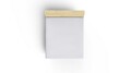 Cearceaf de pat cu elastic, 90x190 cm, 100% bumbac ranforce, Patik, White, alb