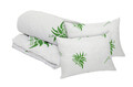 Aloe Vera Essence Szett, 2 db mikroszálas párna 50x70 cm és steppelt paplan 350g/nm, 180x200 cm
