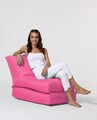 Fotoliu extensibil, Siesta, Ferndale Bean Bag, 55 - 180 cm, poliester impermeabil, roz