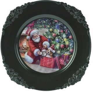 Verde, Santa w cat and dog