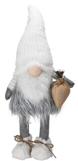 Szürke/Fehér, Girl Gnome w bag