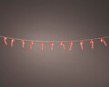 Candy Cane Fényfüzér, Lumineo, 190 cm, piros/fehér