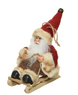 Színes, Santa sitting on a sleigh